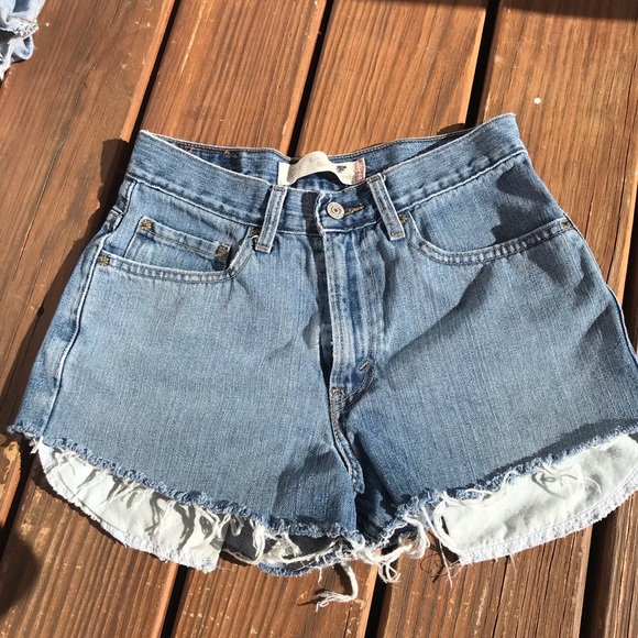 SOLD Levi cutoffs - Picture 2 of 3